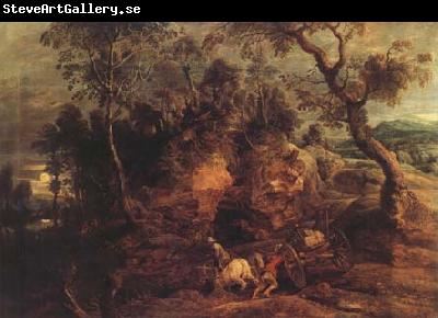 Peter Paul Rubens Landscape With Carters (mk27)